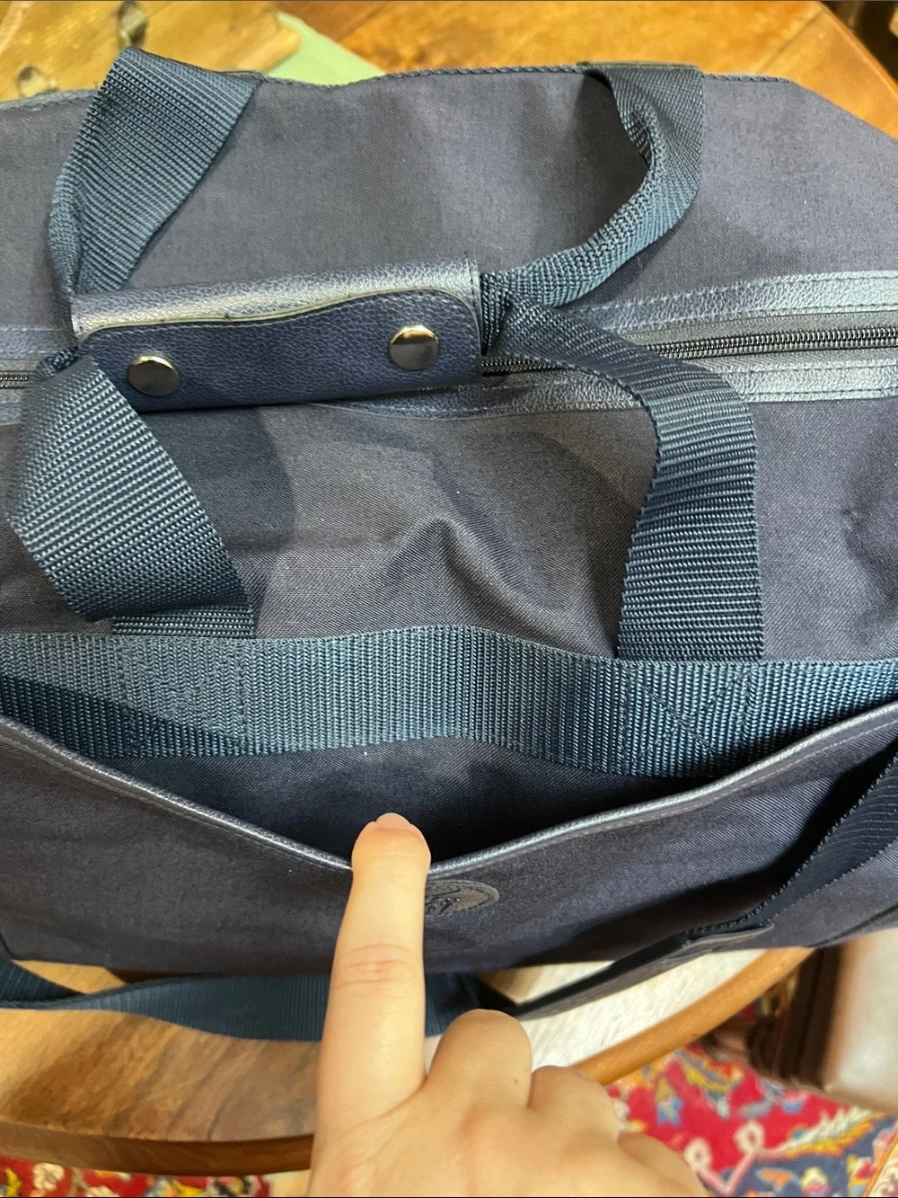 Ralph Lauren Navy Duffel